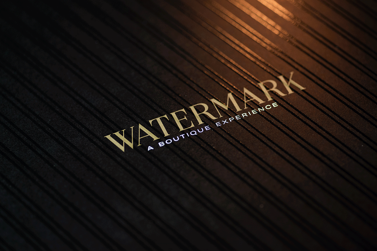 The Watermark folder finishing